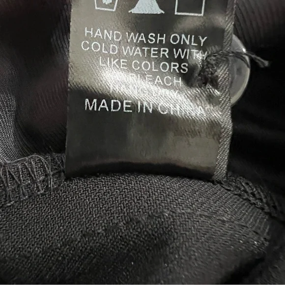 Dress Forum Black Wide Leg Dress Pants Medium - Picture 7 of 7